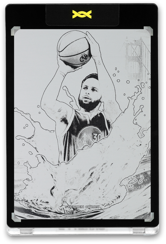 STEPHEN CURRY - ICDAT - SPLASH - DNA - BLACK PRINTING PLATE - LE/1 - ORRETT’S