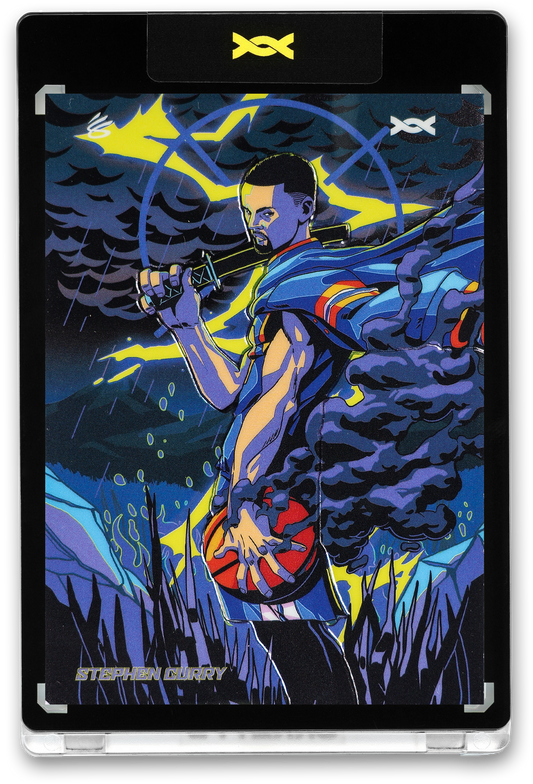 STEPHEN CURRY - BABY FACED ASSASSIN - ROOTS - AZURE CHROME - LE/30 - ORRETT’S