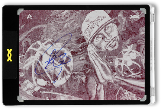STEPHEN CURRY - ICDAT - GREATEST OF ALL TIME - LEGACY - MAGENTA PRINTING PLATE - AUTOGRAPH - LE/1 - ORRETT’S