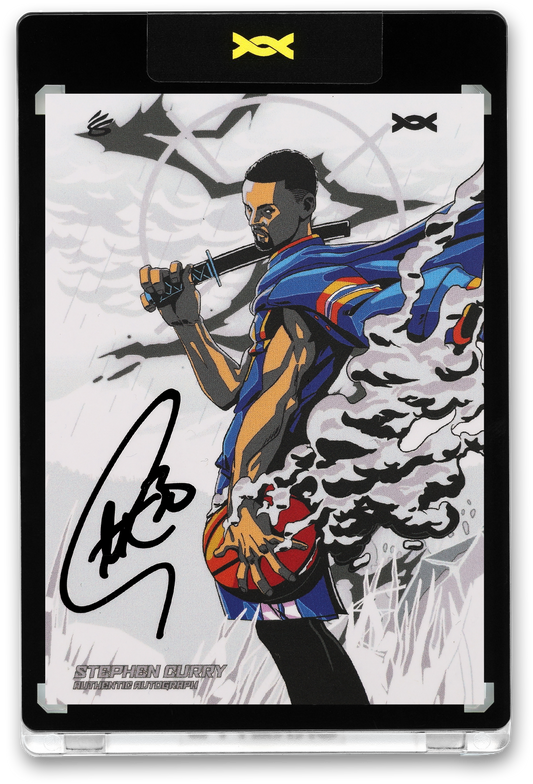 STEPHEN CURRY - BABY FACED ASSASSIN - ROOTS - HALO WHITE - AUTOGRAPH - LE/10 - ORRETT’S