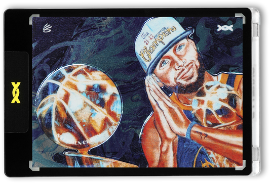 STEPHEN CURRY - GREATEST OF ALL TIME - LEGACY - AZURE CHROME- LE/30 - ORRETT’S