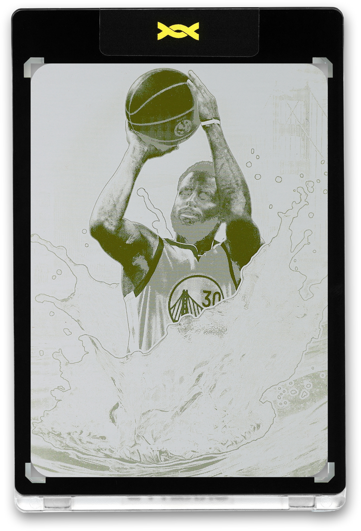 STEPHEN CURRY - ICDAT - SPLASH - DNA - YELLOW PRINTING PLATE - LE/1 - ORRETT’S