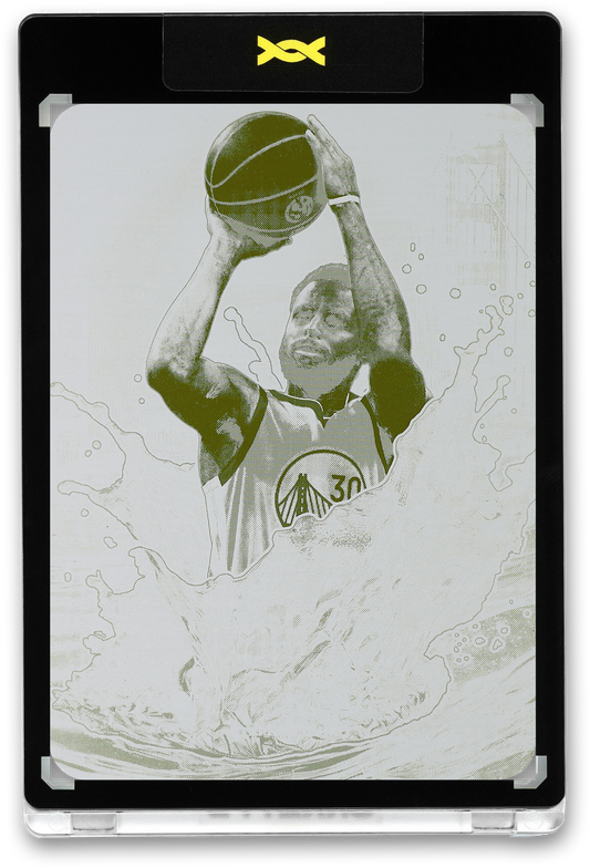 STEPHEN CURRY - ICDAT - SPLASH - DNA - YELLOW PRINTING PLATE - LE/1 - ORRETT’S