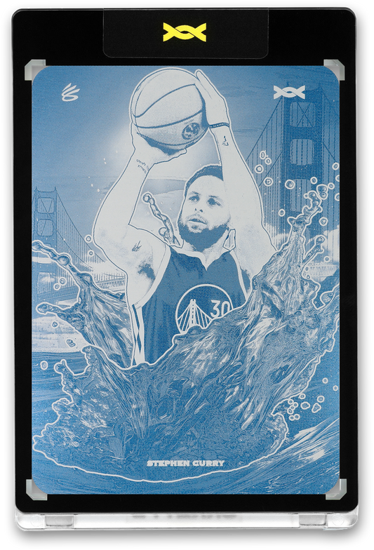 STEPHEN CURRY - ICDAT - SPLASH - DNA - CYAN PRINTING PLATE - LE/1 - ORRETT’S