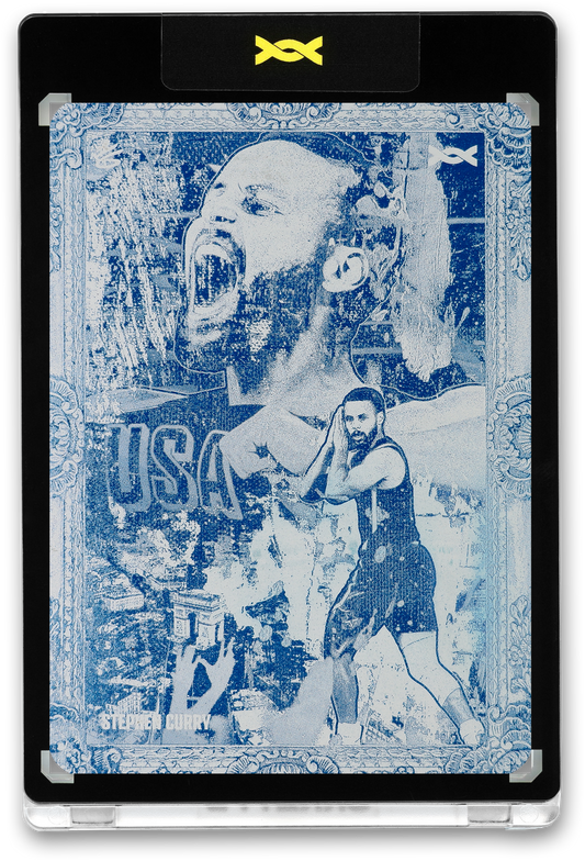 STEPHEN CURRY - ICDAT - GOLDEN DAGGER - CONQUER - CYAN PRINTING PLATE - LE/1 - ORRETT’S