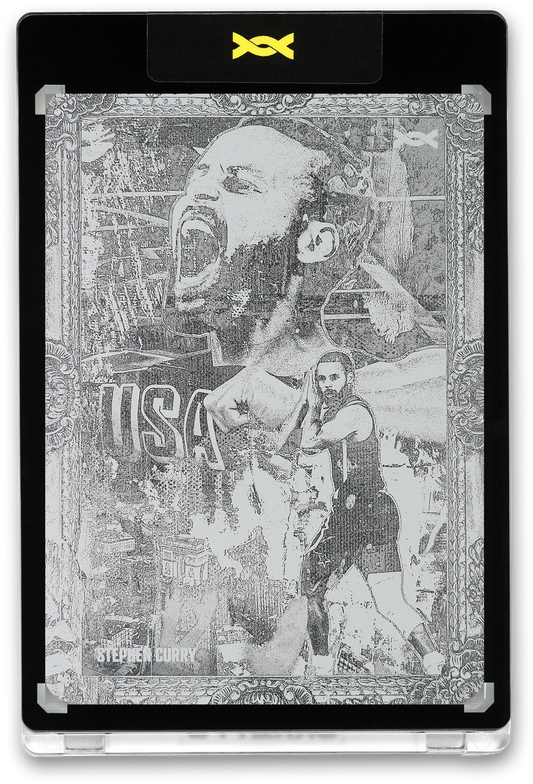 STEPHEN CURRY - ICDAT - GOLDEN DAGGER - CONQUER - BLACK PRINTING PLATE - LE/1 - ORRETT’S