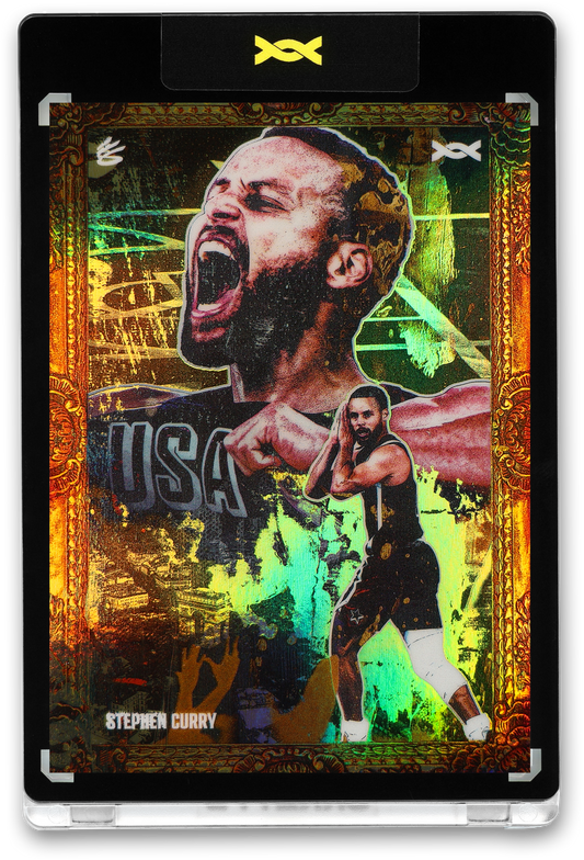 STEPHEN CURRY - ICDAT - GOLDEN DAGGER - CONQUER - PLATINUM HOLO - LE/1 - ORRETT’S