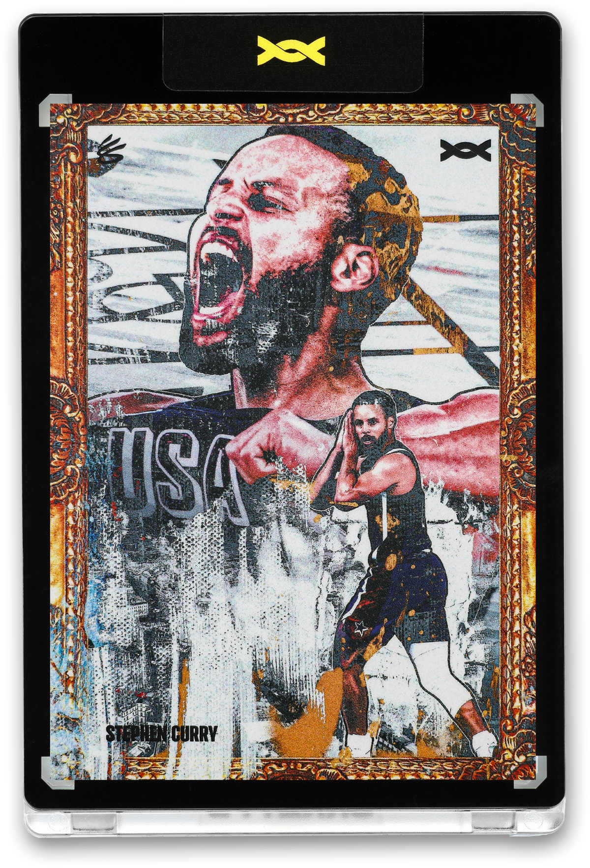 STEPHEN CURRY - GOLDEN DAGGER - CONQUER - HALO WHITE - LE/10 - ORRETT’S