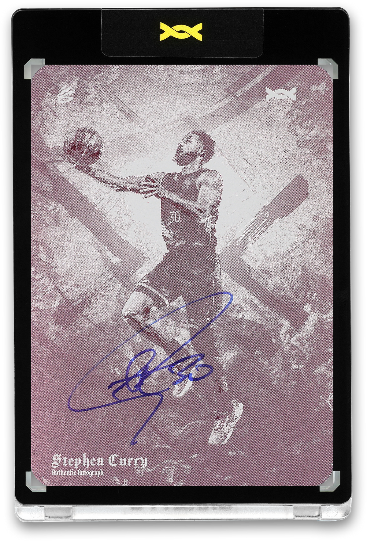 STEPHEN CURRY - ICDAT - I CAN DO ALL THINGS - MANTRA - MAGENTA PRINTING PLATE - AUTOGRAPH - LE/1 - ORRETT'S