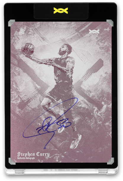 STEPHEN CURRY - ICDAT - I CAN DO ALL THINGS - MANTRA - MAGENTA PRINTING PLATE - AUTOGRAPH - LE/1 - ORRETT'S