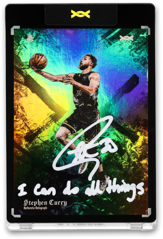 STEPHEN CURRY - ICDAT - I CAN DO ALL THINGS - MANTRA - PLATINUM HOLO - AUTOGRAPH - LE/1 - ORRETT'S