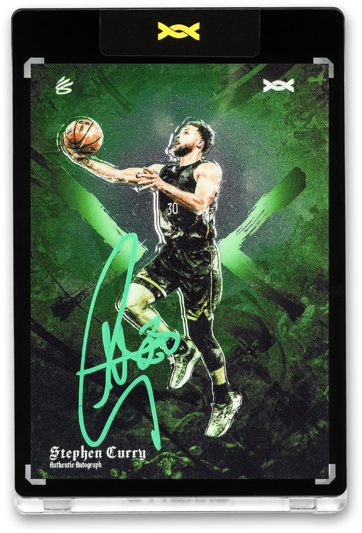 STEPHEN CURRY - ICDAT - I CAN DO ALL THINGS - MANTRA - VERDO GREEN - AUTOGRAPH - LE/30 - ORRETT'S
