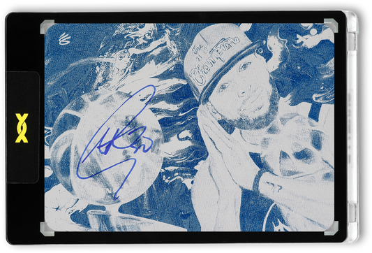 STEPHEN CURRY - ICDAT - GREATEST OF ALL TIME - LEGACY - CYAN PRINTING PLATE - AUTOGRAPH - LE/1 - ORRETT’S