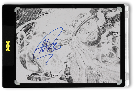 STEPHEN CURRY - ICDAT - GREATEST OF ALL TIME - LEGACY - BLACK PRINTING PLATE - AUTOGRAPH - LE/1 - ORRETT’S