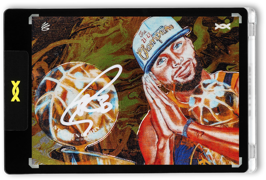 STEPHEN CURRY - GREATEST OF ALL TIME - LEGACY - PHOTON YELLOW - AUTOGRAPH - LE/30 - ORRETT’S