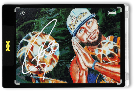 STEPHEN CURRY - GREATEST OF ALL TIME - LEGACY - VERDO GREEN - AUTOGRAPH - LE/30 - ORRETT’S