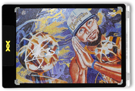 STEPHEN CURRY - ICDAT - GREATEST OF ALL TIME - LEGACY - STEEL - AUTOGRAPH - LE/5 - ORRETT’S