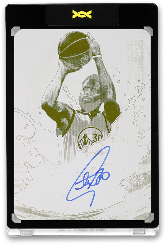 STEPHEN CURRY - ICDAT - SPLASH - DNA - YELLOW PRINTING PLATE - AUTOGRAPH - LE/1 - ORRETT’S