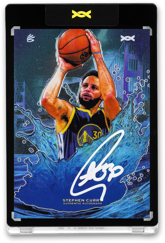 STEPHEN CURRY - SPLASH - DNA - AZURE CHROME - AUTOGRAPH - LE/30 - ORRETT’S