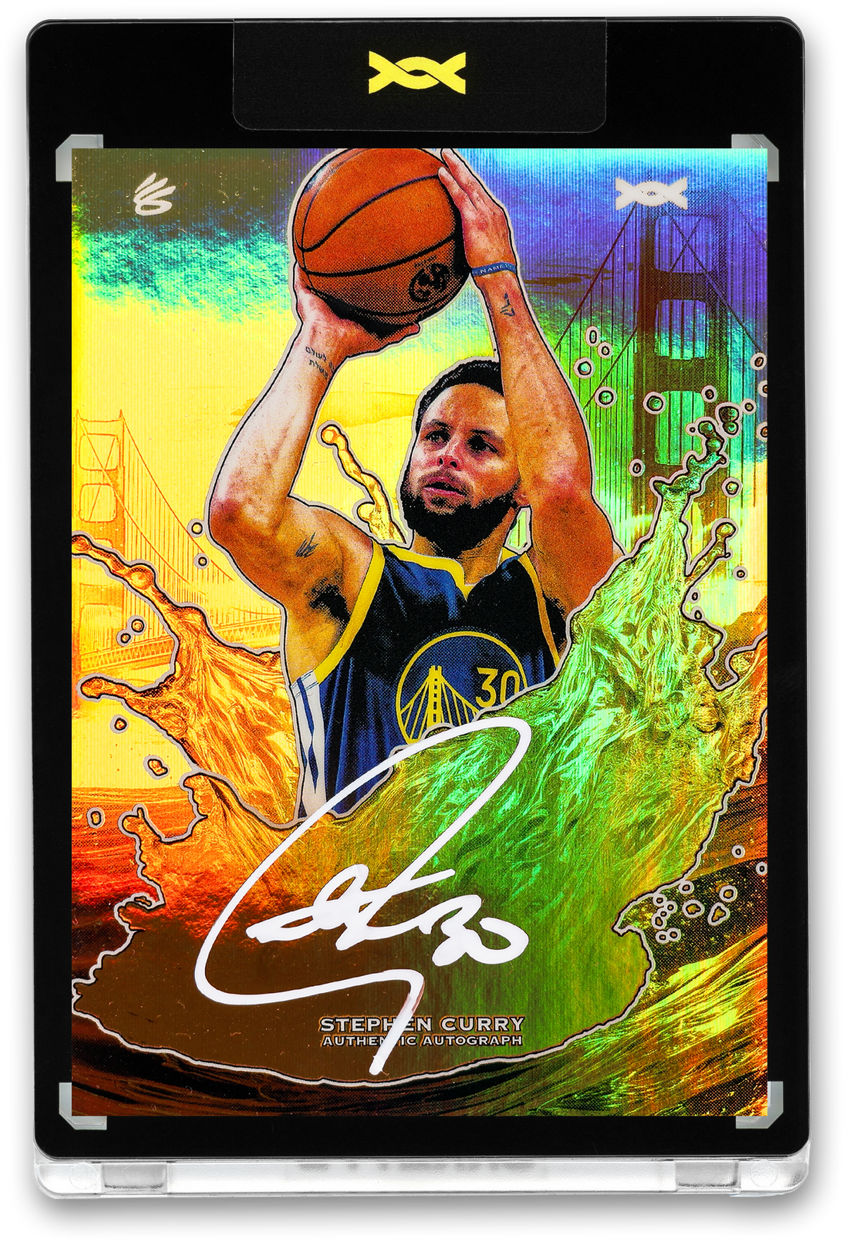 STEPHEN CURRY - ICDAT - SPLASH - DNA - BRONZE HOLO - AUTOGRAPH - LE/1 - ORRETT’S