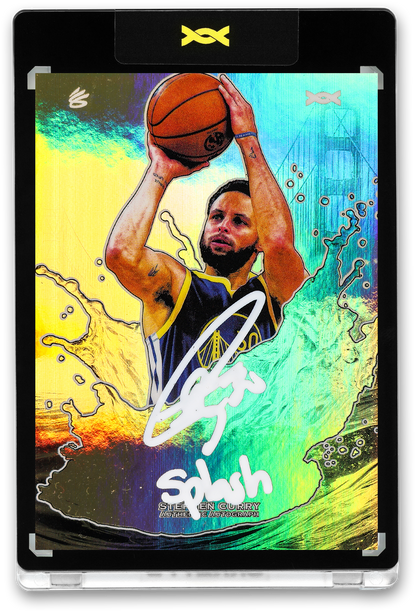 STEPHEN CURRY - ICDAT - SPLASH - DNA - PLATINUM HOLO - AUTOGRAPH - LE/1 - ORRETT’S