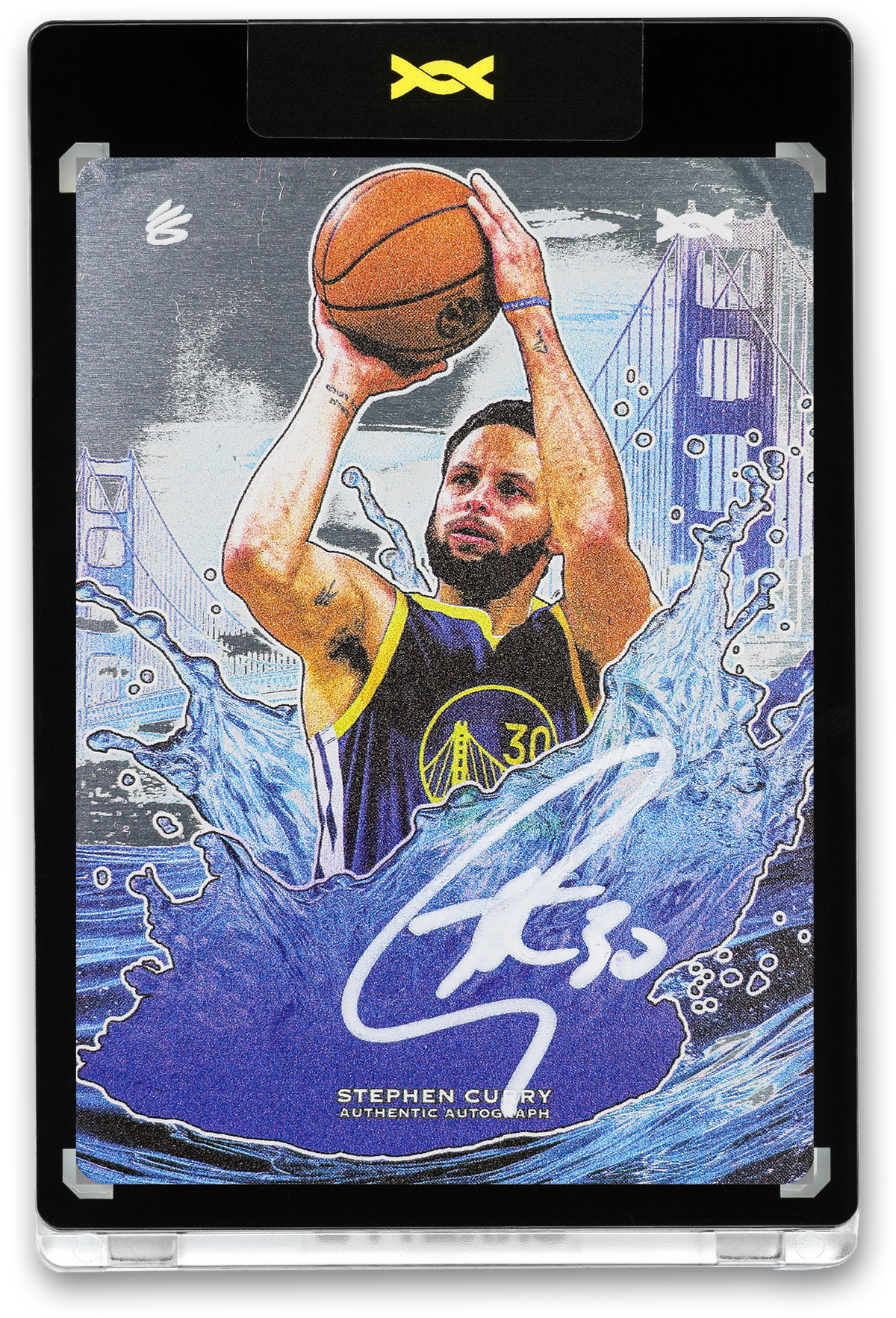 STEPHEN CURRY - ICDAT - SPLASH - DNA - STEEL - AUTOGRAPH - LE/5 - ORRETT’S