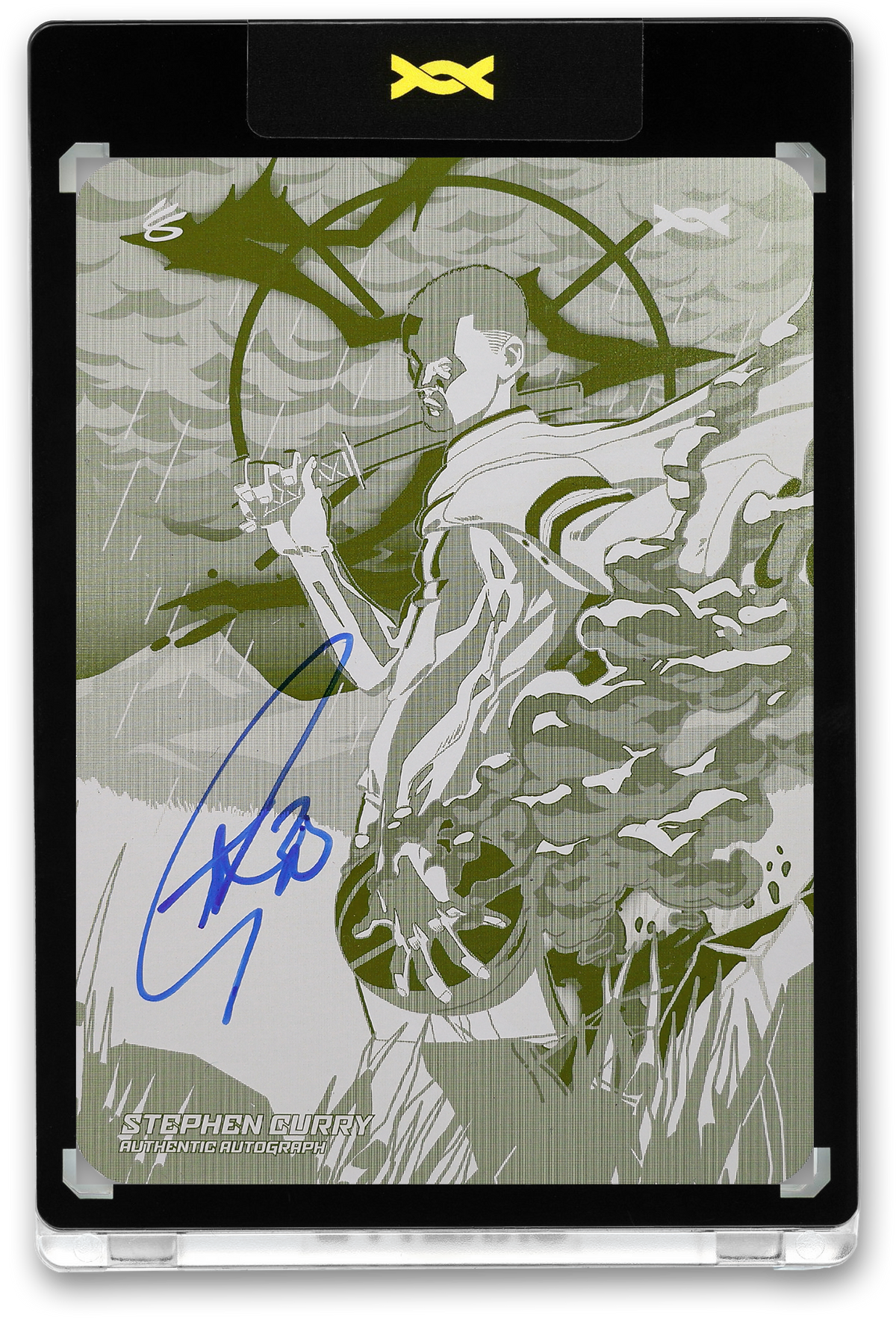 STEPHEN CURRY - ICDAT - BABY FACED ASSASSIN - ROOTS - YELLOW PRINTING PLATE - AUTOGRAPH - LE/1 - ORRETT’S