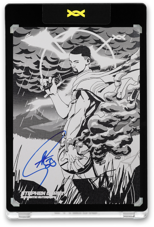 STEPHEN CURRY - ICDAT - BABY FACED ASSASSIN - ROOTS - BLACK PRINTING PLATE - AUTOGRAPH - LE/1 - ORRETT’S