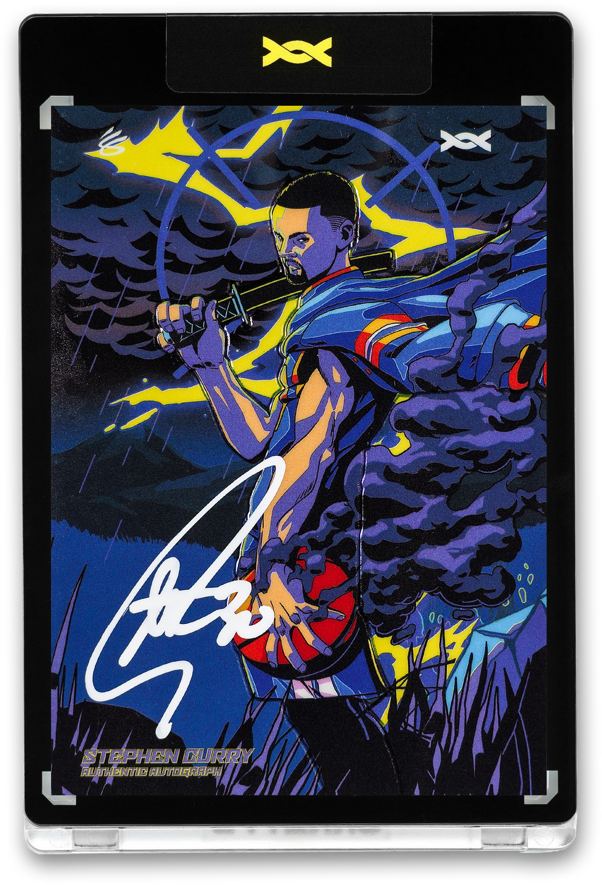 STEPHEN CURRY - BABY FACED ASSASSIN - ROOTS - AZURE CHROME - AUTOGRAPH - LE/30 - ORRETT’S