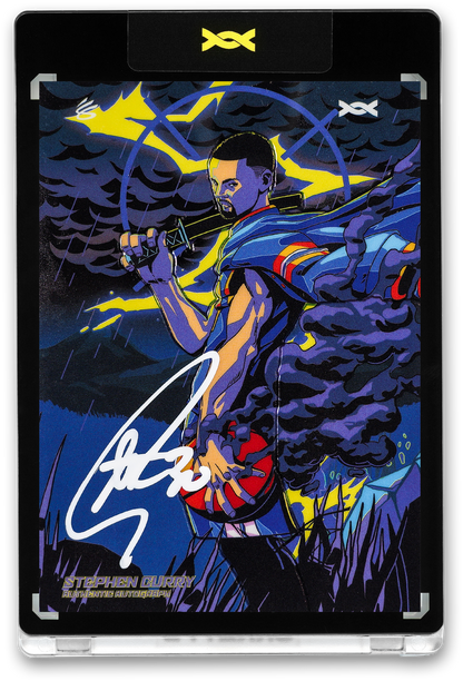 STEPHEN CURRY - BABY FACED ASSASSIN - ROOTS - AZURE CHROME - AUTOGRAPH - LE/30 - ORRETT’S