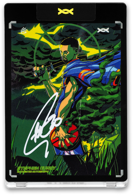 STEPHEN CURRY - BABY FACED ASSASSIN - ROOTS - VERDO GREEN - AUTOGRAPH - LE/30 - ORRETT’S