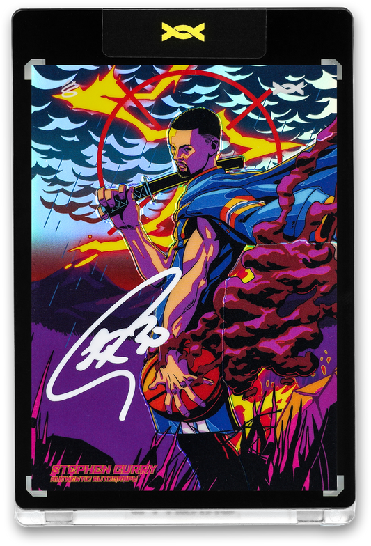 STEPHEN CURRY - ICDAT - BABY FACED ASSASSIN - ROOTS - HOLO BURST - AUTOGRAPH - LE/15 - ORRETT’S