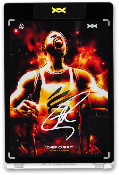 STEPHEN CURRY - ICDAT - CHEF CURRY - AKA - CHROME - AUTOGRAPH - LE/30