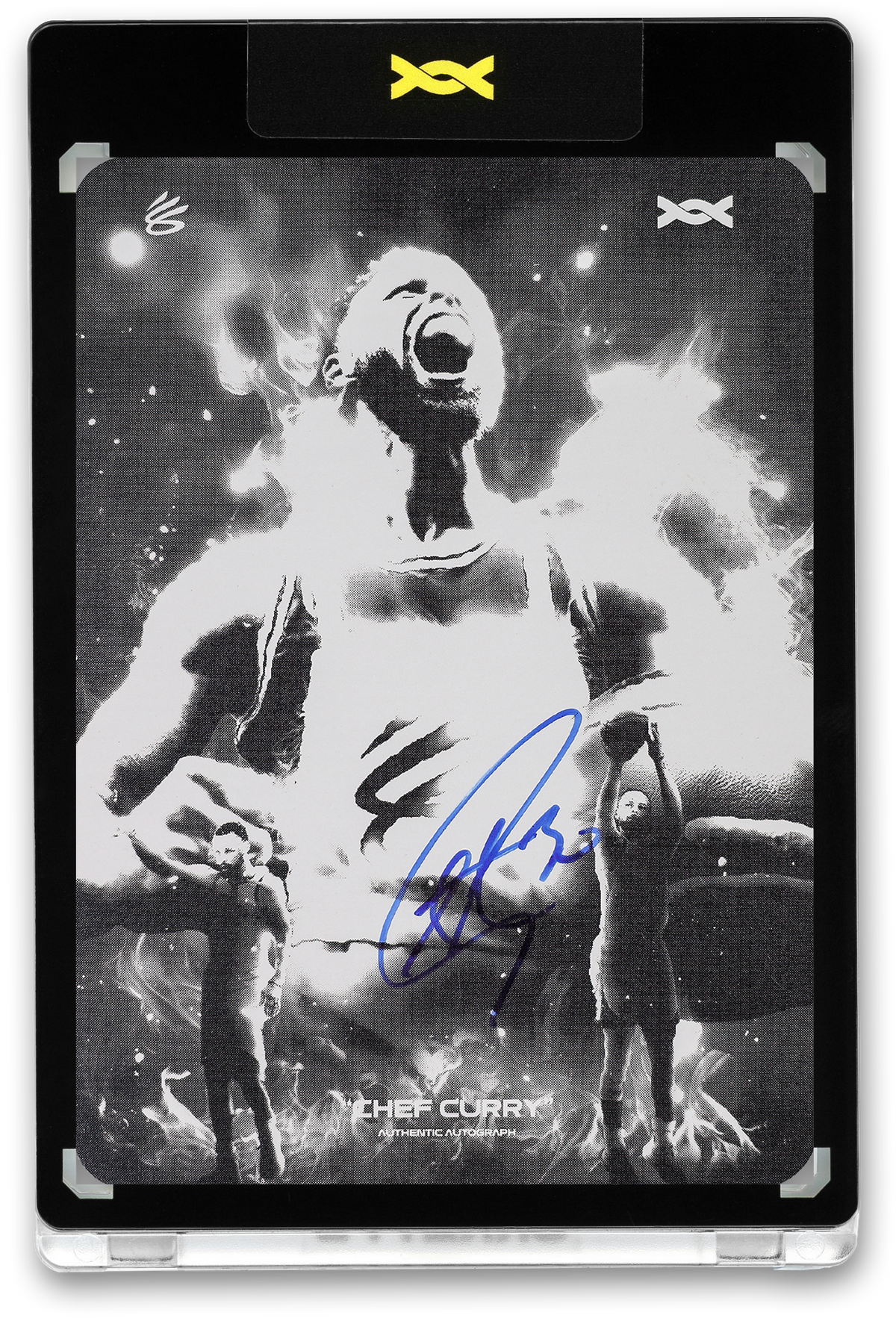 STEPHEN CURRY - ICDAT - CHEF CURRY - AKA - BLACK PRINTING PLATE - AUTOGRAPH - LE/1 - ORRETT’S