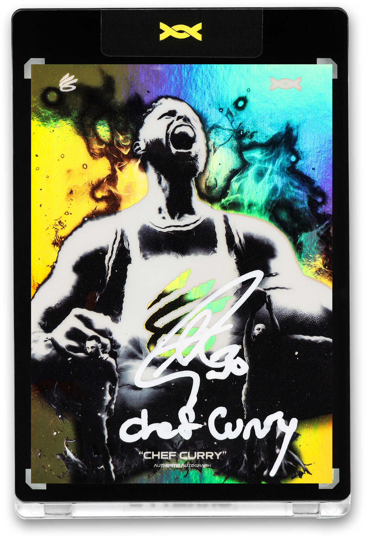 STEPHEN CURRY - ICDAT - CHEF CURRY - AKA - PLATINUM HOLO - AUTOGRAPH - LE/1 - ORRETT’S