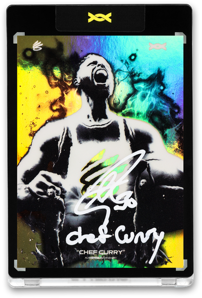 STEPHEN CURRY - ICDAT - CHEF CURRY - AKA - PLATINUM HOLO - AUTOGRAPH - LE/1 - ORRETT’S