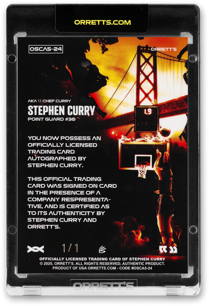 STEPHEN CURRY - ICDAT - CHEF CURRY - AKA - SKIN - AUTOGRAPH - LE/1 - ORRETT’S