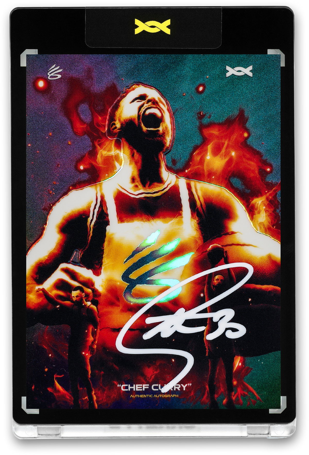 STEPHEN CURRY - ICDAT - CHEF CURRY - AKA - HOLO BURST - AUTOGRAPH - LE/15 - ORRETT’S