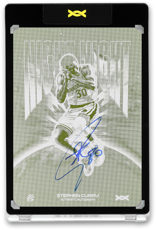 STEPHEN CURRY - ICDAT - NIGHT NIGHT - ZENITH - YELLOW PRINTING PLATE - AUTOGRAPH - LE/1 - ORRETT’S