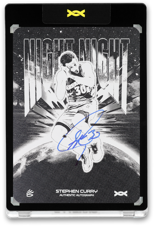 STEPHEN CURRY - ICDAT - NIGHT NIGHT - ZENITH - BLACK PRINTING PLATE - AUTOGRAPH - LE/1 - ORRETT’S