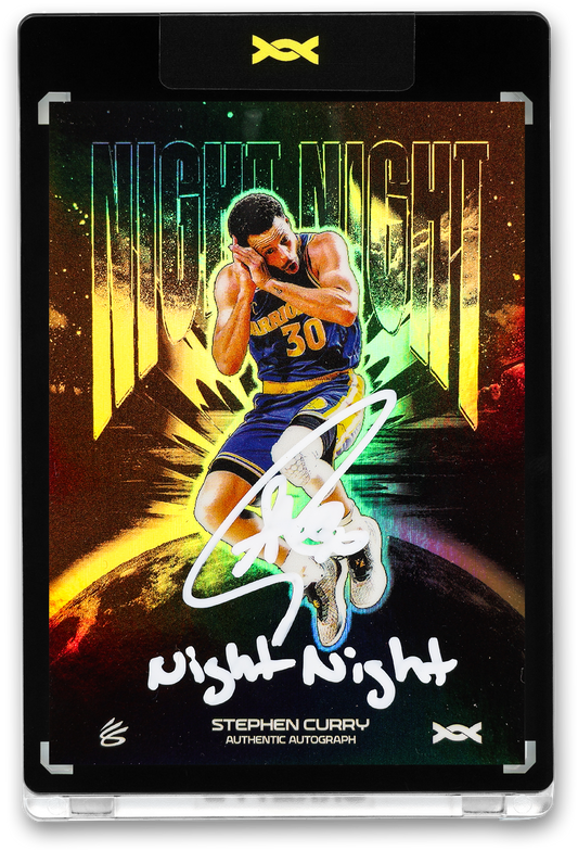 STEPHEN CURRY - ICDAT - NIGHT NIGHT - ZENITH - PLATINUM HOLO - AUTOGRAPH - LE/1 - ORRETT’S