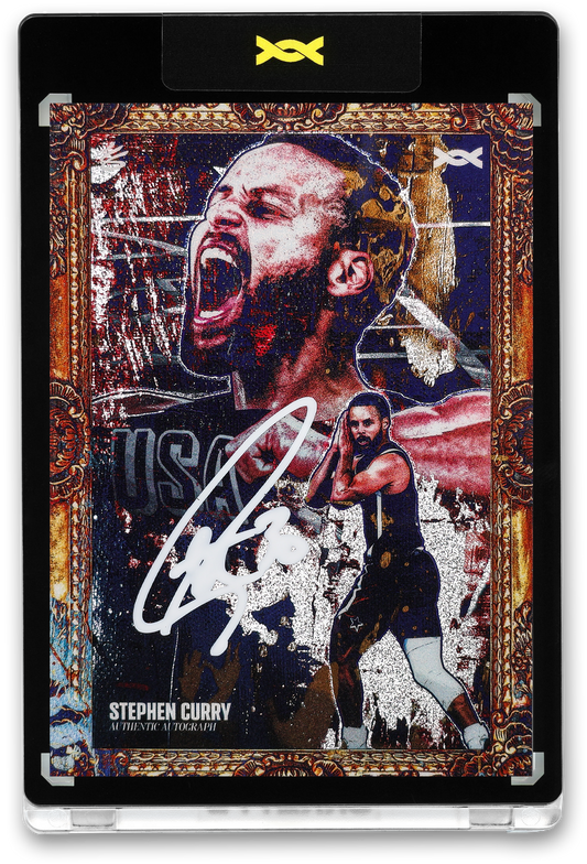 STEPHEN CURRY - ICDAT - GOLDEN DAGGER - CONQUER - TEXTURED - AUTOGRAPH - LE/5 - ORRETT’S