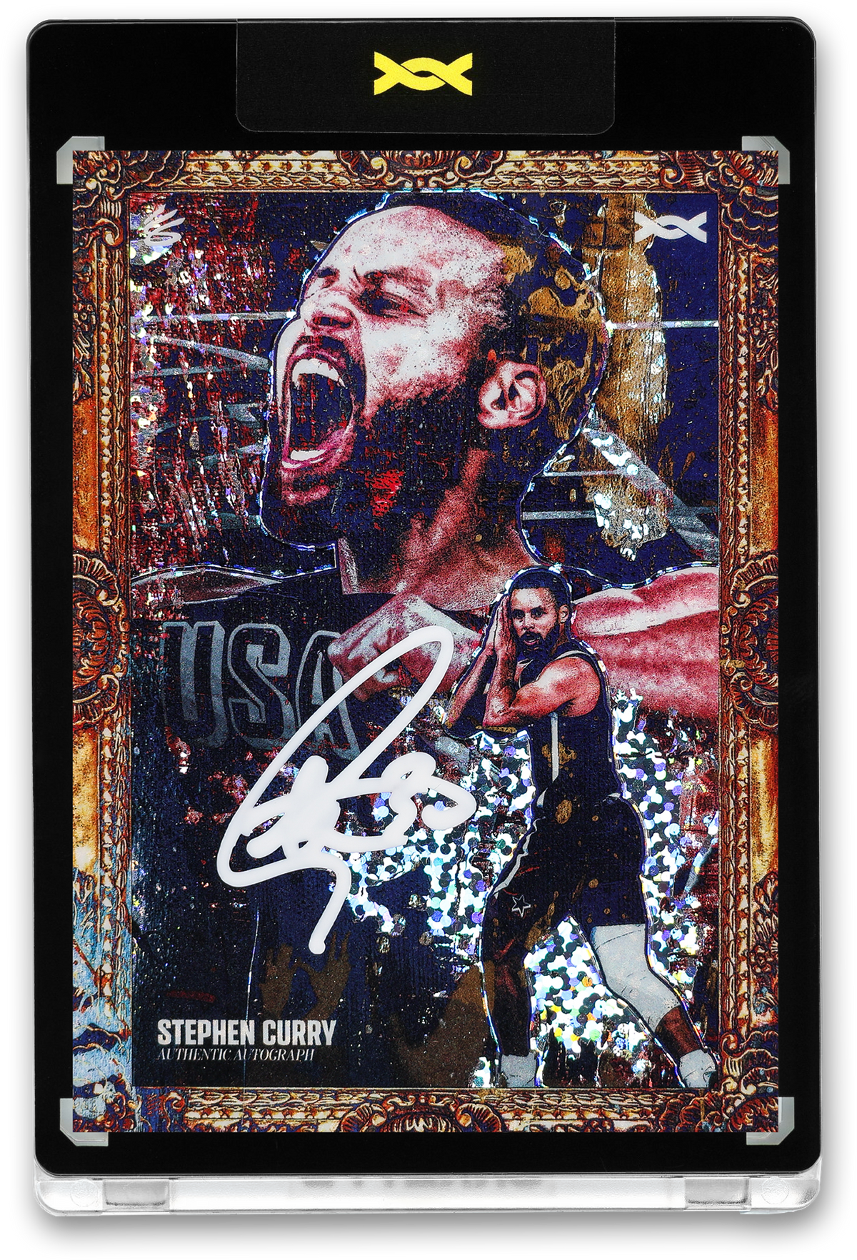 STEPHEN CURRY - ICDAT - GOLDEN DAGGER - CONQUER - ATOMIC - AUTOGRAPH - LE/3 - ORRETT’S
