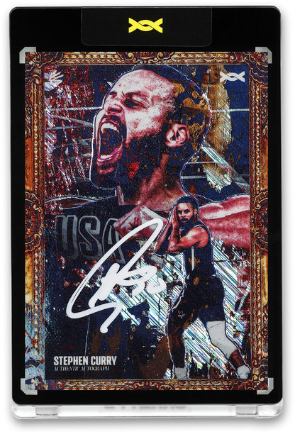 STEPHEN CURRY - ICDAT - GOLDEN DAGGER - CONQUER - SHINE - AUTOGRAPH - LE/3 - ORRETT’S