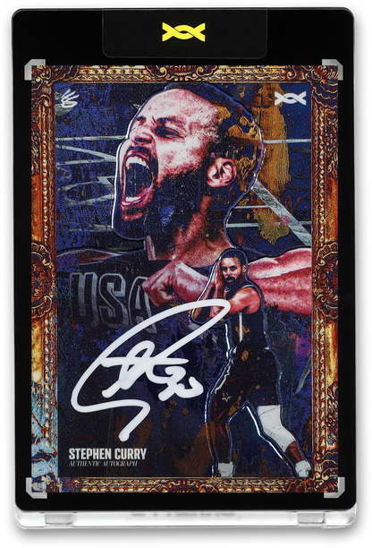 STEPHEN CURRY - GOLDEN DAGGER - CONQUER - AZURE CHROME - AUTOGRAPH - LE/30 - ORRETT’S