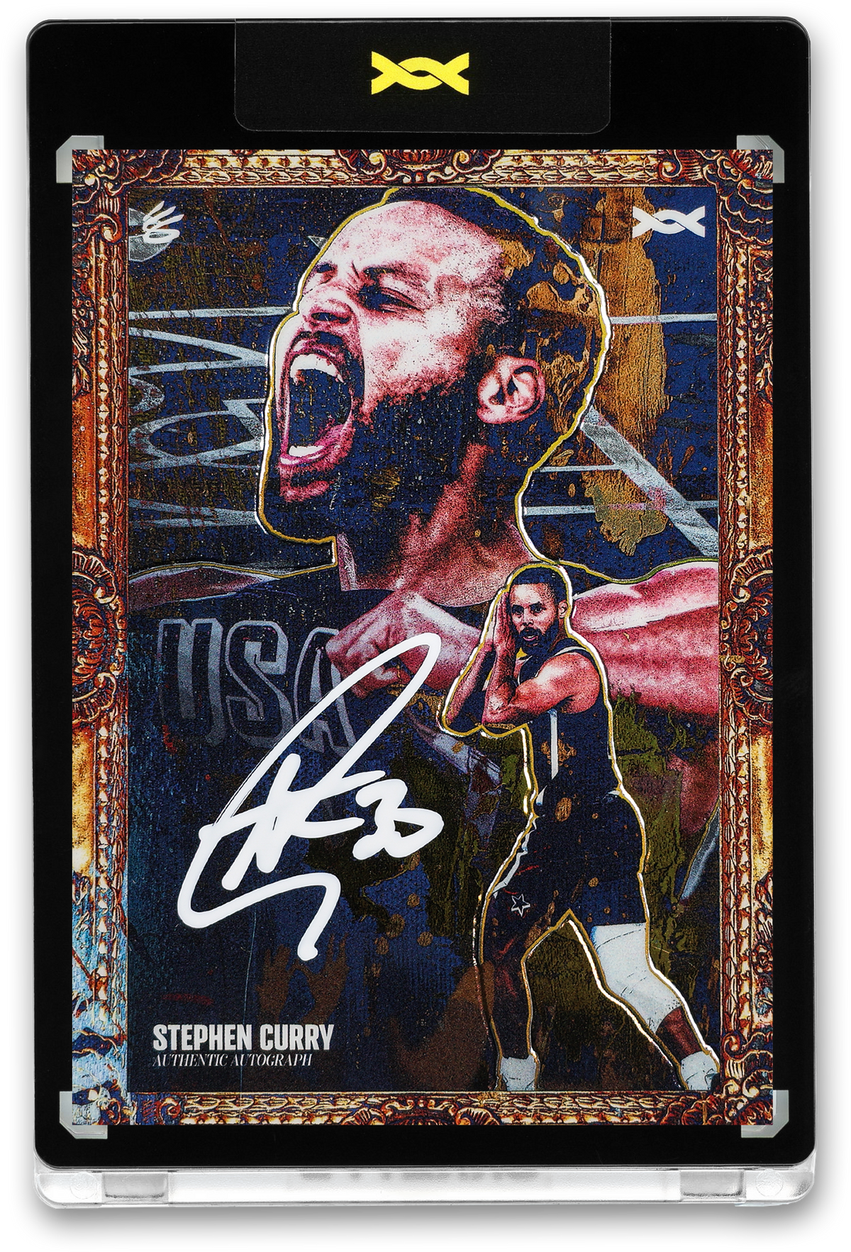 STEPHEN CURRY - GOLDEN DAGGER - CONQUER - PHOTON YELLOW - AUTOGRAPH - LE/30 - ORRETT’S