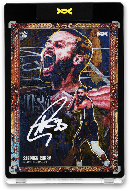 STEPHEN CURRY - GOLDEN DAGGER - CONQUER - PHOTON YELLOW - AUTOGRAPH - LE/30 - ORRETT’S