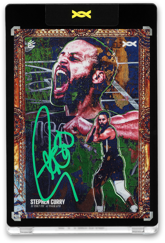 STEPHEN CURRY - GOLDEN DAGGER - CONQUER - VERDO GREEN - AUTOGRAPH - LE/30 - ORRETT’S