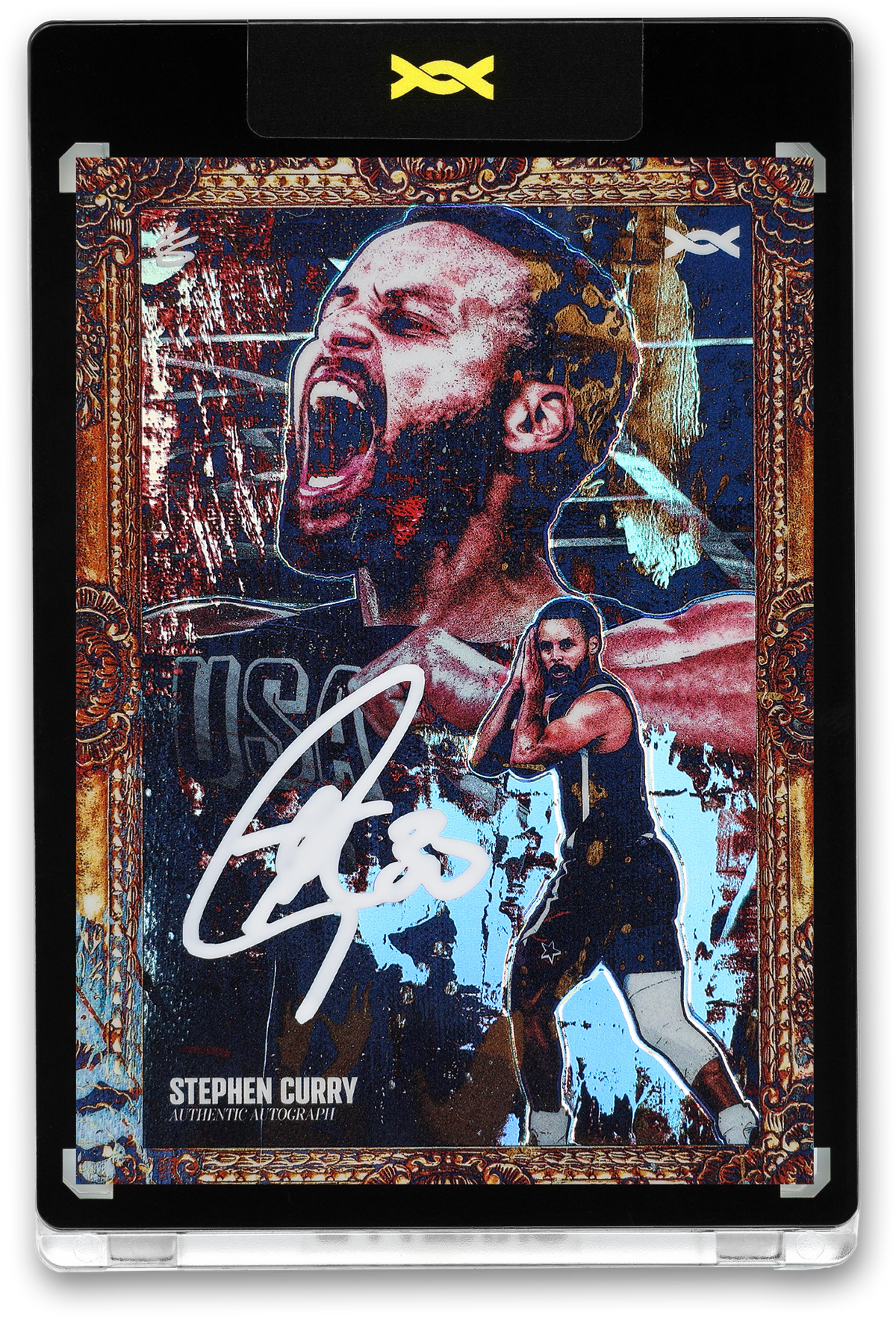STEPHEN CURRY - ICDAT - GOLDEN DAGGER - CONQUER - HOLO BURST - AUTOGRAPH - LE/15 - ORRETT’S