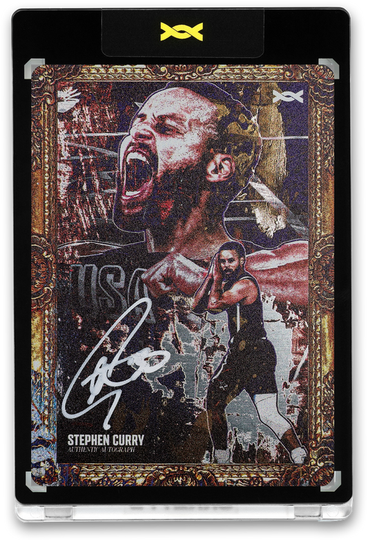 STEPHEN CURRY - ICDAT - GOLDEN DAGGER - CONQUER - STEEL - AUTOGRAPH - LE/5 - ORRETT’S